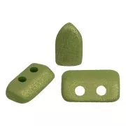 Cuentas de vidrio Piros® by Puca® 2x5 mm - Trendy Light Olive Mat x10g
