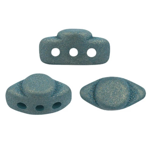 Cuentas de vidrio Volos® by Puca® 4x8 mm - Trendy Persian blue Mat x10g