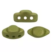 Cuentas de vidrio Volos® de Puca® 4x8 mm - Trendy Light Olive Mat x10g