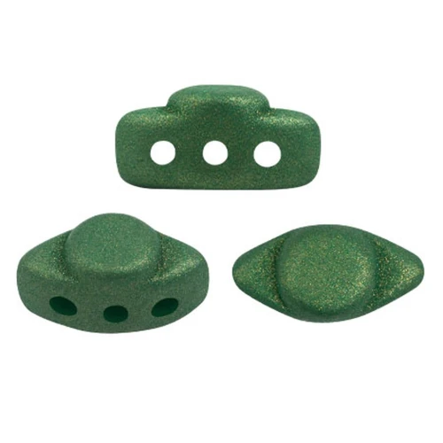 Cuentas de vidrio Volos® de Puca® 4x8 mm - Trendy Fern Green Mat x10g