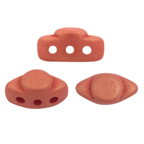 Cuentas de vidrio Volos® de Puca® 4x8 mm - Trendy Sienna Mat x10g