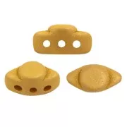 Cuentas de vidrio Volos® de Puca® 4x8 mm - Trendy Mostaza Mate x10g