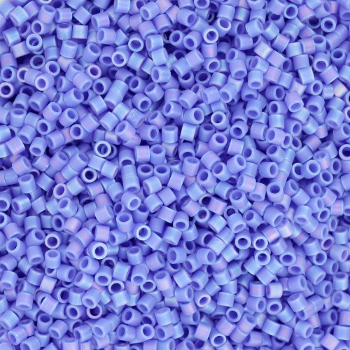 Miyuki Delica 15/0 DBS1597 - Azul cian opaco AB Mate x5g