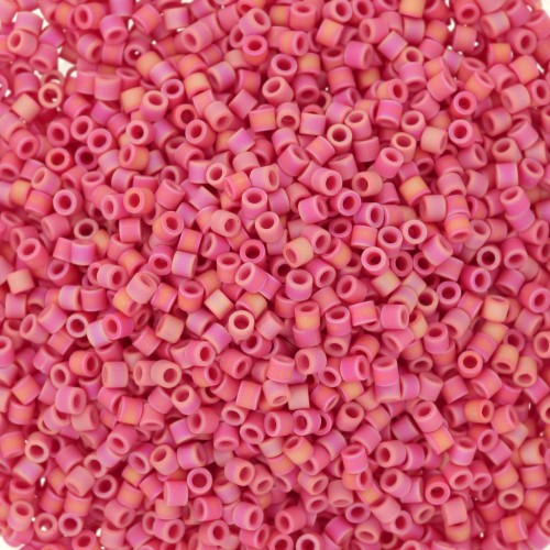 Miyuki Delica 15/0 DBS0874 - Rojo Opaco AB Mate x5g