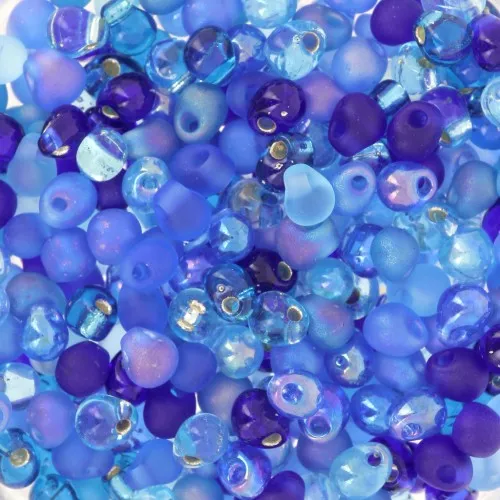 Miyuki Mix Mini-Drops 3.4 mm DP-MIX-17 - Pastel de Arándanos x8g