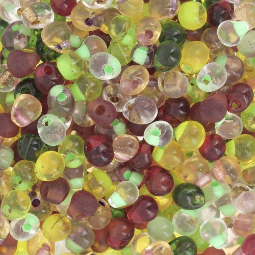 Mezcla Mini-Drops Miyuki 3.4 mm DP-MIX-02 - Buena Tierra x8g