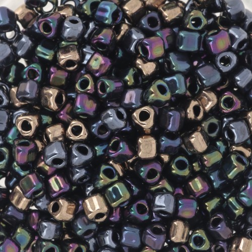 Triángulos Mix Miyuki 8/0 TR8-MIX-16 - Lluvia metalizada x8g