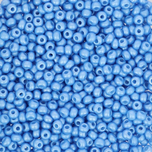 Cuentas de Rocalla Preciosa 11/0 de 2 mm - Permalux Light Blue x 20 g