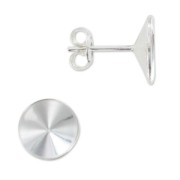 Pendientes para cabujones PureCrystal Rivoli 1122 12 mm Argent 925 x2|raw }}
