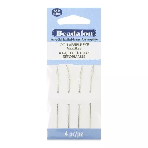 Agujas de ojo reformable 6,4 cm - Grueso - Acero inoxidable x4