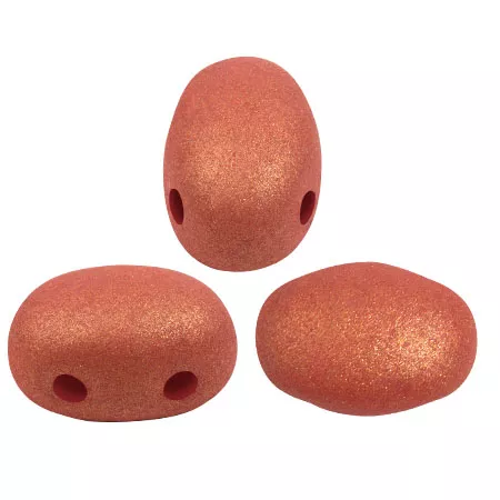 Cuentas de vidrio Samos® by Puca® 7x5 mm - Trendy Sienna Mat x10g