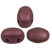 Cuentas de vidrio Samos® de Puca® 7x5 mm - Trendy Wine Lees Mat x10g|raw }}