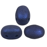 Cuentas de vidrio Samos® by Puca® 7x5 mm - Trendy Night Blue Mat x10g
