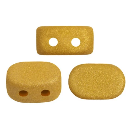 Cuentas de vidrio Lipsi® de Puca® 4x6 mm - Trendy Mostaza Mate x10g
