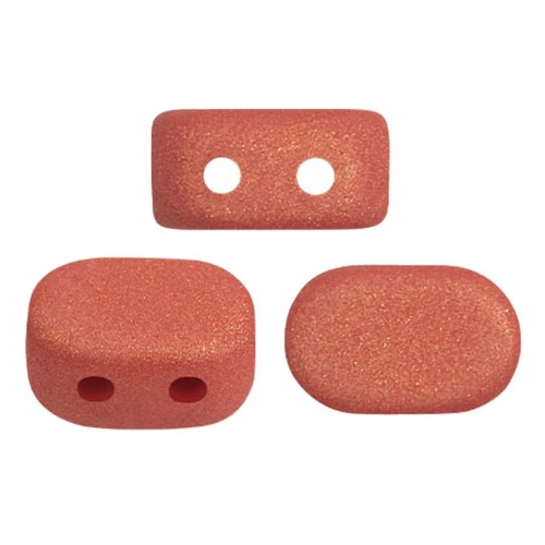 Cuentas de vidrio Lipsi® de Puca® 4x6 mm - Trendy Sienna Mat x10g