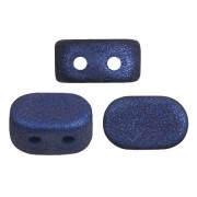 Cuentas de vidrio Lipsi® de Puca® 4x6 mm - Trendy Night Blue Mat x10g