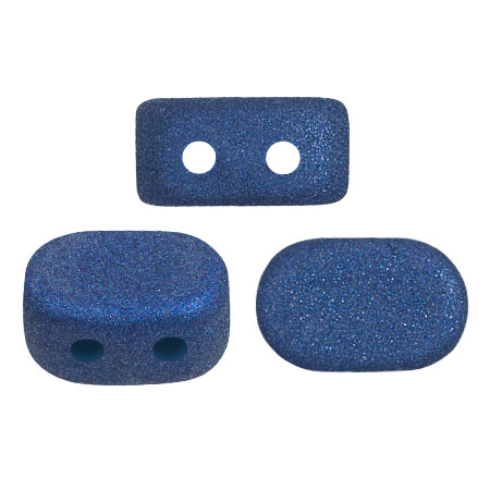 Cuentas de vidrio Lipsi® de Puca® 4x6 mm - Trendy Royal Blue Mat x10g