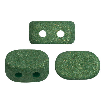 Cuentas de vidrio Lipsi® de Puca® 4x6 mm - Trendy Fern Green Mat x10g