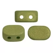Cuentas de vidrio Lipsi® de Puca® 4x6 mm - Trendy Light Olive Mat x10g