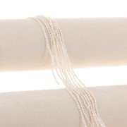 Perlas de agua dulce grano de arroz - 3x2 mm - Grado AA Blanco x40cm