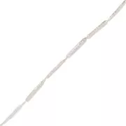 Perla de agua dulce Irregular Barroca Tubo 25x4,5 mm - Grado AA Blanco x1