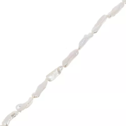 Biwa Perla Irregular de Agua Dulce 19 mm a 22 mm - Grado AA Blanca x1