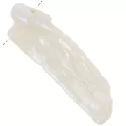 Biwa perlas de agua dulce irregulares 17 mm a 22 mm - Grado AA Blanco x6