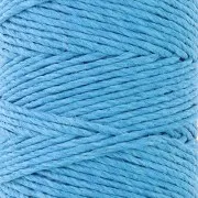 Bobina de 62 metros de Cordón de cáñamo 1,1 mm - Turquesa