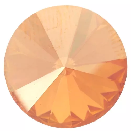 Cabujón PureCrystal 1122 Rivoli 12 mm - Light rose Caramel x1