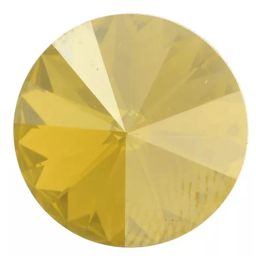 Cabujón PureCrystal 1122 Rivoli 12 mm - Peridoto Caramelo x1