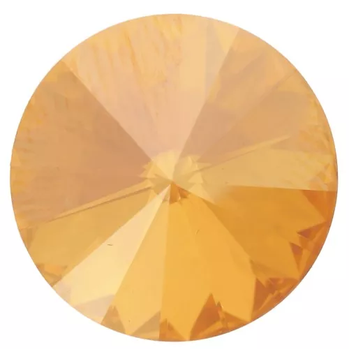 Cabujón PureCrystal 1122 Rivoli 12 mm - Cristal Caramelo x1