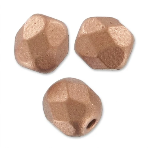 Facetadas 4 mm Camel Gold x50