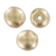 Cuentas redondas 4 mm Gold Mat x50