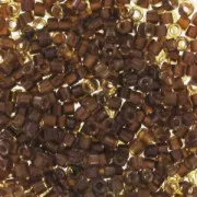 Miyuki Delica 11/0 DB1393 - Dark Topaz Lined Amber