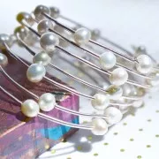 Alambre francés (cannetille) 0,7 mm - Plateado 925 x30cm