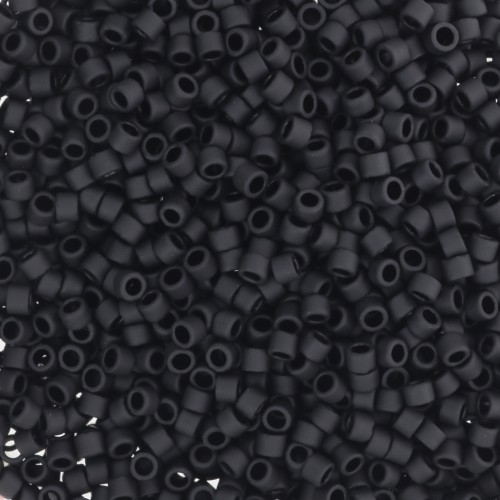 Toho Aiko 11/0 1,6 mm TA0149F - Azabache opaco mate x4g