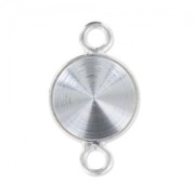 Engaste separador para pegar PureCrystal 1122 8 mm plateado|raw }}