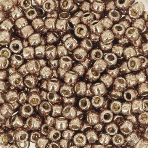 Rocalla Toho 8/0 TO8RPF593 - PF Almendra Galvanizada x8g