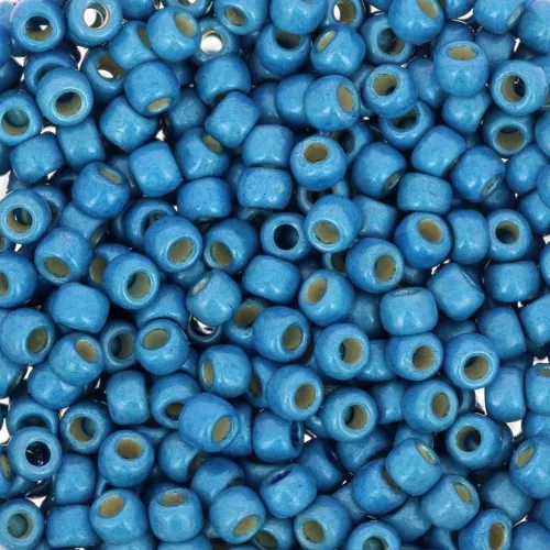 Rocalla Toho 8/0 TO8RPF582F - PF Aqua Sky Mat Galvanizado x8g