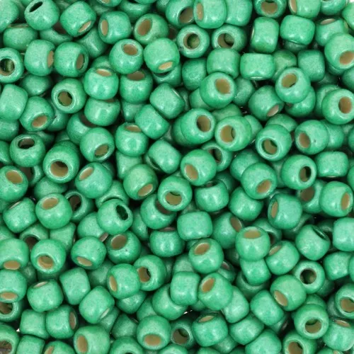 Rocalla Toho 8/0 TO8RPF588F - PF Spring Green Mat Galvanized x8g