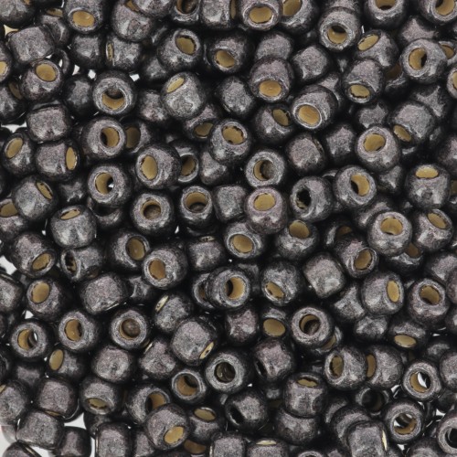 Rocalla Toho 8/0 TO8RPF595F - PF Cool Gray Mat Galvanized x8g