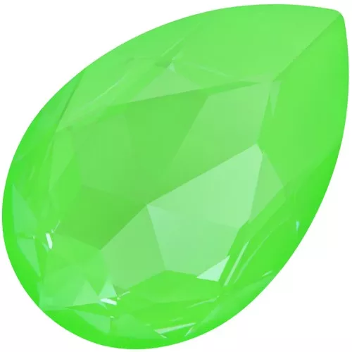 Cabujón PureCrystal 4327 30x20 mm - Cristal Verde Eléctrico Ignite x1