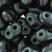 SuperDuo 2,5x5 mm Dark Green Metallic Mat x10g