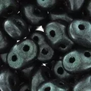 SuperDuo 2,5x5 mm Dark Green Metallic Mat x10g