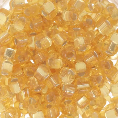 Triángulo Miyuki 5/0 TR5-1102 - Dorado Plateado x8g
