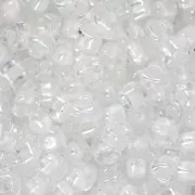 Miyuki 5/0 triángulo TR5-1104 - Cristal forrado blanco x8g