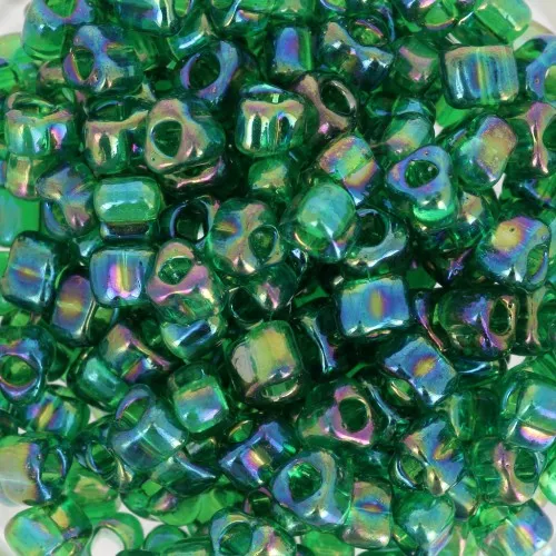 Triángulo Miyuki 5/0 TR5-1154 - Verde AB x8g