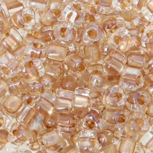 Triángulo Miyuki 5/0 TR5-1522 - Cristal Forrado Miel Brillante Beige x8g