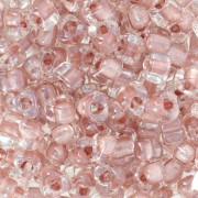 Miyuki 5/0 triángulo TR5-1525 - Sparkling Blush Lined Crystal x8g