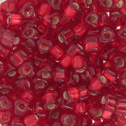 Triángulo Miyuki 5/0 TR5-1809 - Rubí Forrado de Plata x8g